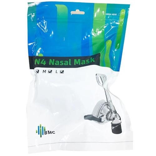 Masque Nasal Bmc Nm Avec Couvre Chef Et Coussin En Gel De Silicone