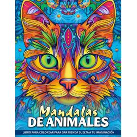 Mandalas de Animales Libro de Colorear Una Página Para Colorear De