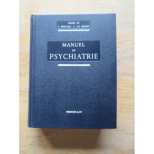 1960 EY Manuel de Psychiatrie Première édition Rakuten