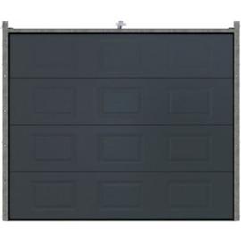 Porte De Garage Sectionnelle Cassettes Goodhome Gris L X H