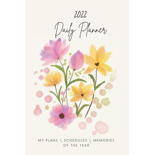 Daily Planner One Page Per Day Calender Year At A Glance