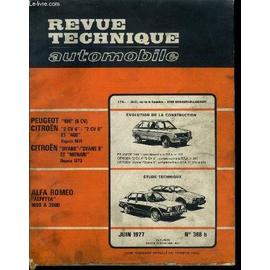 REVUE TECHNIQUE AUTOMOBILE N 368 B Etude Technique Et Pratique Alfa