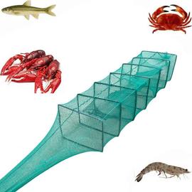 Filet de pêche Portable pliable pour homard Cage à mailles piège à