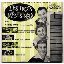 Les Trois Ménestrels 1er EP Ballade de Davy Crockett leitmotiv du