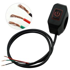 Interrupteur de guidon pour moto 7 8 pouces éclairage LED bouton de