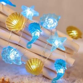 Guirlande lumineuse décorative sur le thème de la plage de l océan vie