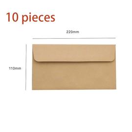 10 Enveloppes Enveloppe D Invitation Marron A4 N 5 Papier Marron