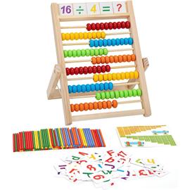 Boulier R Gle Montessori En Bois Math Matique Abaque Avec Cadre De