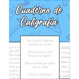 Cuaderno De Caligraf A Para Adultos Para Ni Os Y Para Mayores