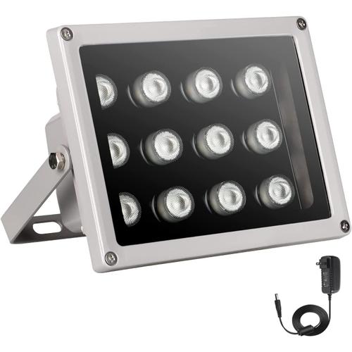 Pcs Illuminateur Ir Nm Leds Grand Angle Ir Illuminateur Pour