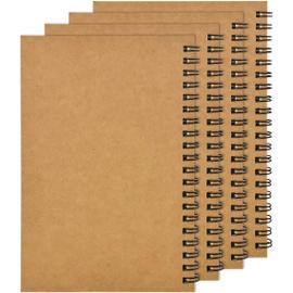 4 PCS Carnet De Croquis A5 100 Pages 50 Feuilles Carnet Croquis Vierge