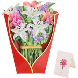 Bouquet Pop Up Fleurs De Carte Pop Up Bouquet Grandeur Nature Carte