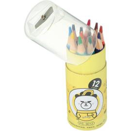 Bo Te De Crayons De Couleur Avec Taille Crayon Couleurs Crayons De