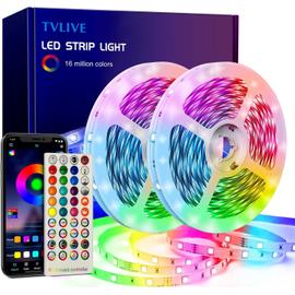 Ruban LED 20M LED Chambre RGB Bande LED Multicolore App Contrôle Led