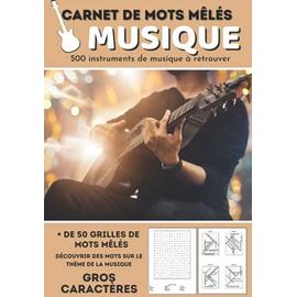 Carnet De Mots M Les Musique Plus De Grilles De Mots Cach S Sur Le