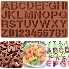 Grand Moule En Silicone Avec Lettres Pour Chocolat Plateau Bonbons