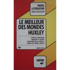 Le Meilleur Des Mondes Aldous Huxley Soutien Scolaire Parascolaire