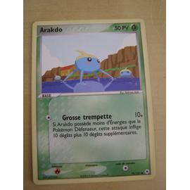 Carte pokémon arakdo 50 pv 2 énergie plante OU 1 trainer Rakuten