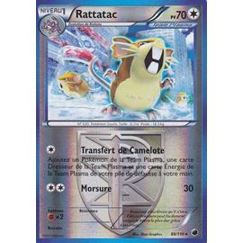 Carte Pokemon Rattatac Holo Reverse Glaciation Plasma