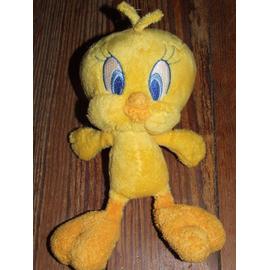 Titi Canari Poussin Doudou Jaune Quiron Looney Tunes PELUCHE DE 20 Cm