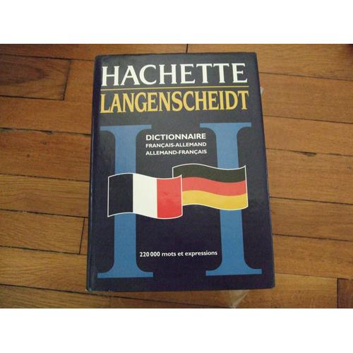 Hachette Langenscheidt Dictionnaire Fran Ais Allemand Allemand