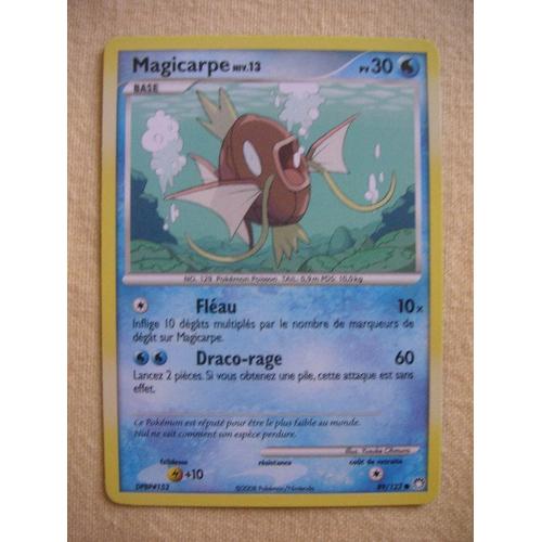 Magicarpe Niv 13 30pv 89 123 Diamant et Perle Tresors Mystérieux Rakuten