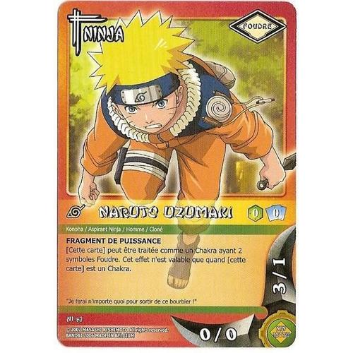 Naruto Uzumaki Ni Carte Naruto Serie Rakuten