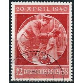 Allemagne 3ème reich 1940 beau timbre yvert 668 51ème anniversaire