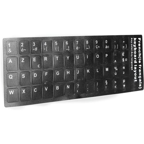 Autocollant de Clavier Autocollant de Clavier Français Universel PVC