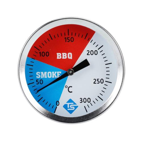 Barbecue Extérieur Grill Fumoir Thermomètre en Acier Inoxydable