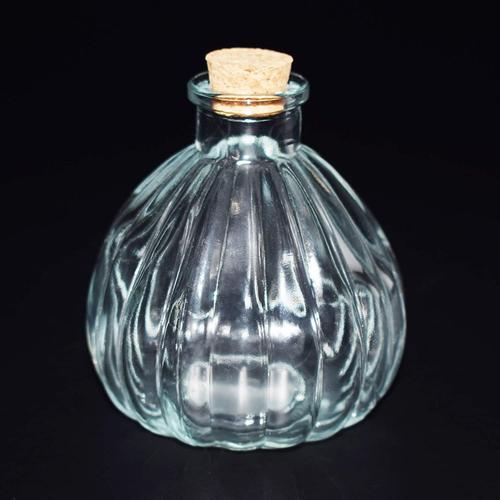 Bouteille En Verre Transparent Avec Bouchon En Li Ge Formes Assorties