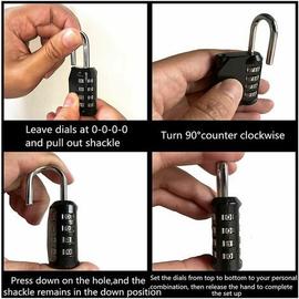 Cadenas À Combinaison Serrure À Combinaison Robuste Serrure À