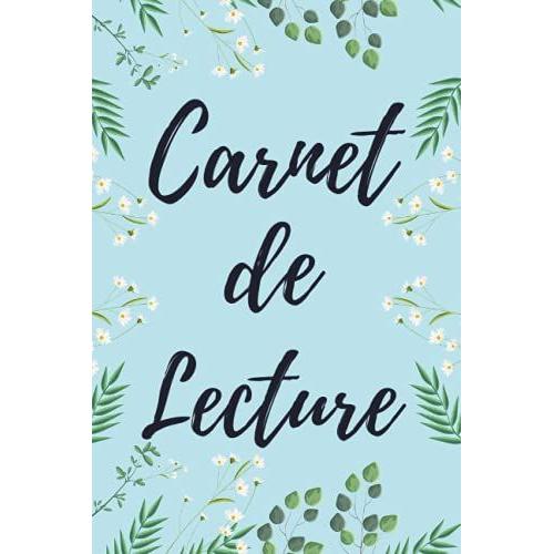 Carnet De Lecture Journal De Lecteur Remplir Carnet Pour Garder Une