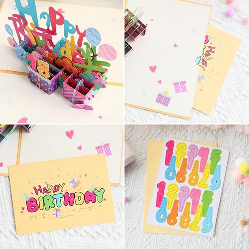 Carte Anniversaire Carte De Joyeux Anniversaire Cartes De Vux Pop Up