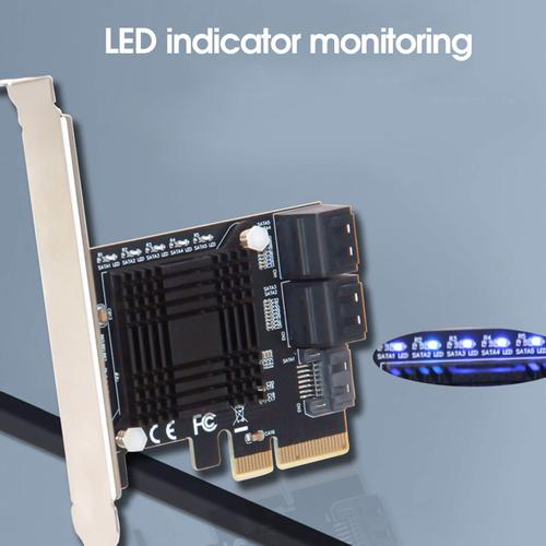 Carte D Extension PCI E Module PCI E Vers 5 Ports SATA3 0 Carte