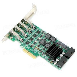 Carte extension PCI Express PCI E vers USB 3 0 8 Ports contrôleur USB