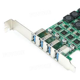 Carte extension PCI Express PCI E vers USB 3 0 8 Ports contrôleur USB