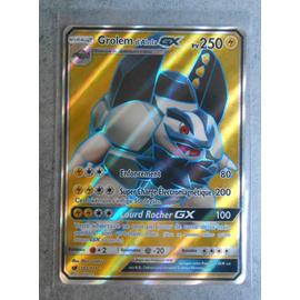 Carte Pok Mon Grolem Dalola Gx Pv Full Art Sl Soleil