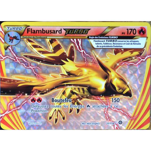 Carte Pok Mon Flambusard Turbo Pv Turbo Xy Offensive