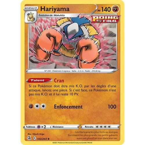 Carte Pokemon Hariyama P E Et Bouclier Poing De