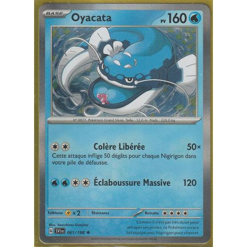 Carte Pokemon Oyacata Holo Rare Ecarlate Et Violet