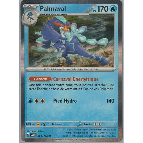 Carte Pokemon Palmaval Holo Rare Ecarlate Et Violet