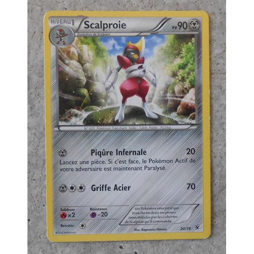 Carte Pokemon Scalproie 20 39 Serie X Y Francaise Rakuten