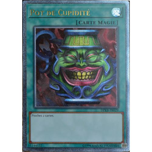 Carte YU GI OH DPKB FR029 Pot De Cupidité NEUF FR Rakuten