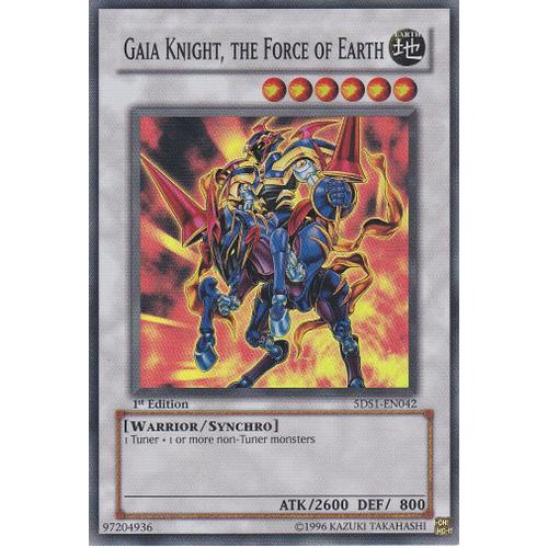 Carte Yu Gi Oh Gaia Knight The Force Of Earth Chevalier Gaia Force