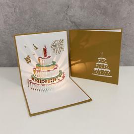 Cartes D Anniversaire Pop Up D Lumi Re Led Chauffante Pour G Teau D