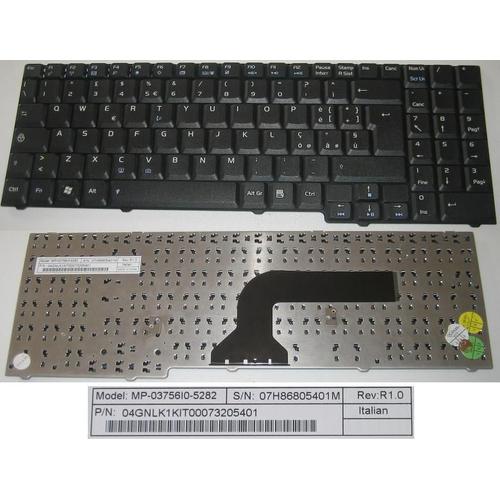 Clavier Qwerty Italien Italian Pour Packard Bell Easynote Alp Ajax D