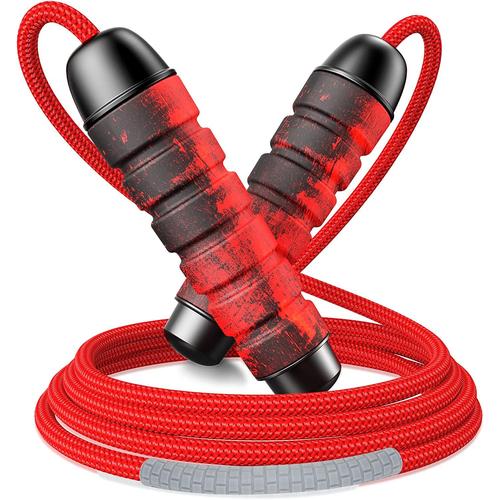 Corde a Sauter Sport 3M Réglage Libre et Durable Corde à Sauter avec