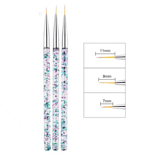 Crayons De Dessin Pour Nail Art Brosse De Manucure Sculpt E Tige