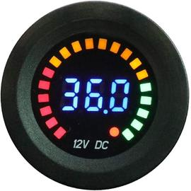 Dc 12v moto voiture Led affichage numérique voltmètre étanche voltmètre